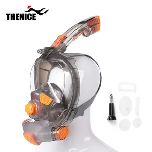 Kit de Buceo con Snorkel para Niños, Máscara de Snorkel Ajustable a Prueba de Agua, Lentes de Vidrio Templado de 4.0 mm, Lente Única - Product Image 4