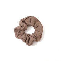 Accessoires pour cheveux coréens Dongdaemun, style rétro français, chauds et doux, en forme de gaufres, avec anneau et cordon, pour femmes, mariage, haute élasticité