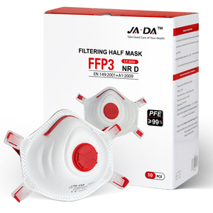 Masker ODM/OEM FFP3 FFP2 Bersertifikasi EU CE, Masker Cup untuk Debu, Asap, dan Partikel Berbasis Minyak - Product Image 4