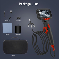 Boroscopio Articulado Profesional 1080P con Luz LED Ajustable y Grabación de Video para Inspección de Carbono en Válvulas de Admisión