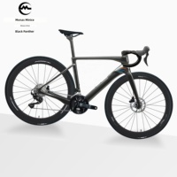 Vélo de course sur route en carbone Toray T800 Mitsubishi TR50 SHI MANO R7170 Di2 2*12 électronique hydraulique à disques blanc