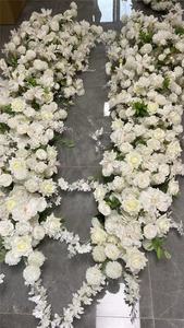 Arco Decorativo con Fiori Bianchi per Sfondo Matrimoniale, Arco Floreale per Feste - Product Image 5