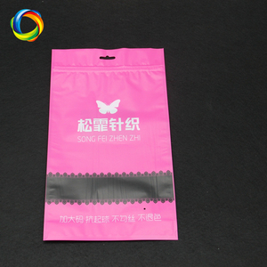 Оптовые пакеты-саше с индивидуальным логотипом, пластиковые пакеты на молнии для косметики, маленькие упаковочные пакеты с прозрачным окном - Product Image 2