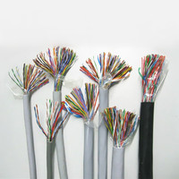 Cable Telefónico de 24 AWG, 25 Pares, Código de Color, Cable de Red U/UTP Cat 3, Diferentes Longitudes