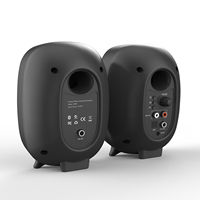 Système Home Cinéma Bestisan 4 en 1 avec enceintes bibliothèque, télécommande, 50W RMS, sans fil, 2.0, pleine gamme, haut-parleurs 3 pouces, double bande