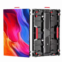 Layar Video Wall LED Aluminium Modular 1.9mm/2.6mm/2.976mm/3.91mm Pixel Pitch Resolusi 4K Tahan Air IP65 untuk Sewa Luar Ruangan