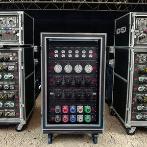 Boîtier de distribution d'alimentation électrique triphasé Manchange Socapex à 24 canaux pour sonorisation en direct, distributeur de puissance US Edison - Product Image 1