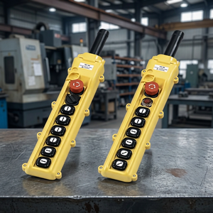 Interruptor Colgante de Botón Pulsador Industrial AP HS84 de Operación Indirecta para Elevador, Impermeable IP65, Certificado CANADA y TUV, 250VAC 5A - Product Image 3