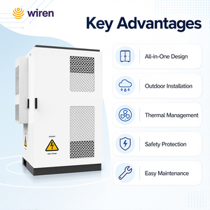 Wiren 160kWh 80kW BESS Unified Architecture Enclosure Compact Highly Protective Industrial Energy <b>Storage</b> Module <b>Cabinet</b> - Product Image 6