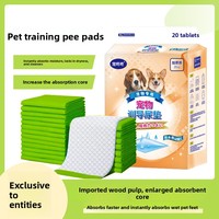 Couches pour animaux de compagnie écologiques en non-tissé épaissi, désodorisantes, jetables, absorbantes, pour chiens, chats et petits animaux