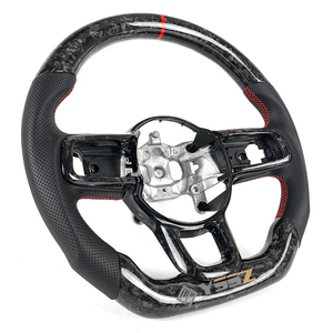 Accesorio de <span class=keywords><strong>volante</strong></span> de fibra de carbono forjado personalizado para Jeep <span class=keywords><strong>Cherokee</strong></span> Gladiator Wrangler JK JL <span class=keywords><strong>XJ</strong></span> 2018 + - Product Image 4