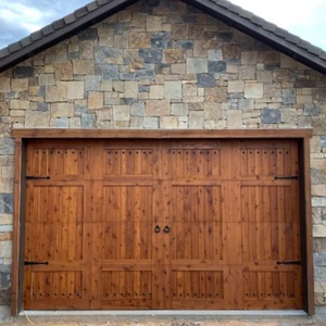 Puerta <span class=keywords><strong>de</strong></span> Garaje <span class=keywords><strong>de</strong></span> Lujo Estilo Carriage House con Aleación <span class=keywords><strong>de</strong></span> Aluminio para Uso Residencial - Product Image 1