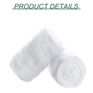 工場製コットンロール吸収材 100%コットンウール 医療用コットンロール - Product Image 4