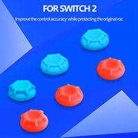 Nouvelles protections de joysticks 6-en-1 en silicone pour manettes Nintendo Switch 2 – Accessoires de jeu pour console Switch