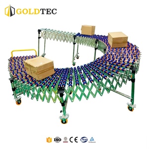 Trasportatore a Rulli Flessibile Espandibile Goldtec con Ruote a Gravità in ABS Resistente - Product Image 1