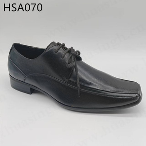 Zapatos de Vestir LXG para Oficina, Diseño de Punta Cuadrada, para Ocasiones Formales, Antiencogimiento, con Cordones, para Funcionarios, Modelo HSA070 - Product Image 2