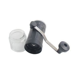 Adjustable Portable Cylinder Shape <b>Plastic</b> Minimalist Design Black Color 25g Capacity Manual Coffee <b>Grinder</b> - Product Image 5