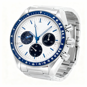 Reloj de Hombre, Resistente al Agua, con Bisel Giratorio de Cerámica, Cristal de Zafiro, Correa de Acero Inoxidable, Reloj Mecánico Automático - Product Image 2