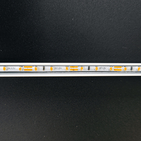 Mini Ultra-mince LED Cabinet Profils En Aluminium Bande Lampe Encastré Invisible Canal Laiteux Diffuseur Placard Étagère Panneau Bar Lumières