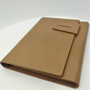 Eco-friendly personalizado barato reciclado executivo notebook com caneta Eco Friendly anexado