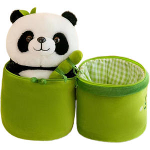 Shake Tone Bamboo Panda Doll Tanabata Regalo de cumpleaños Extraíble Nacional para el Tesoro PP Algodón Felpa Alivio del estrés Juguete Lavado - Product Image 5