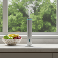 Diffuseur d'arômes de luxe en aluminium 120 ml 9000 mAh sans fil, grande couverture, minuterie, télécommande