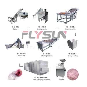 Planta Procesadora de Papas Fritas Congeladas Flysun Machinery, Totalmente Automática, Controlada por PLC, Motorizada, de Acero Inoxidable 304 - Product Image 4