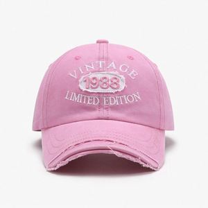 Casquettes de baseball en coton brodé délavé pour l'extérieur, style vieilli, avec logo personnalisé, vente en gros - Product Image 1