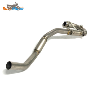 Tubo delantero de escape de aleación de titanio con Motor Bulls para <span class=keywords><strong>Aprilia</strong></span> <span class=keywords><strong>SX</strong></span>/RX125 2018 + cabezal de escape 32MM tubo silenciador - Product Image 3