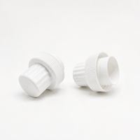 Capuchon professionnel de 50 mm pour lessive avec bec verseur doseur, couvercle de tasse graduée pour une distribution de liquide sans déversement, vente en gros