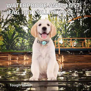 Estuche localizador antipérdida de estilo de dibujos animados, funda impermeable de silicona para <span class=keywords><strong>collar</strong></span> de etiqueta de aire para perros y gatos, collares para mascotas con bucle - Product Image 2