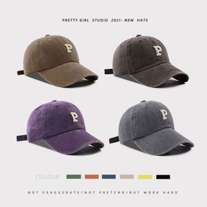 Gorras de Béisbol Retro Teñidas con Pigmentos, Ajustables, de Seis Paneles, Sin Estructura, de Algodón, con Logotipo Personalizado, Gorras Deportivas Lavadas - Product Image 2