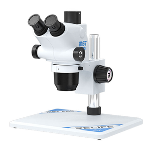 <span class=keywords><strong>Microscope</strong></span> HD trinoculaire Pro-B11 RL-M6T <span class=keywords><strong>RELIFE</strong></span> 6.5-Zoom continu 65X pour la réparation de téléphones portables avec base en aluminium de grande taille - Product Image 2