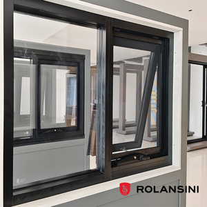 Finestra a Battente Moderna in Alluminio con Doppi Vetri, Apertura Verticale, Antivento, Modello AS2047 <span class=keywords><strong>Doric</strong></span> Hardware di Rolansini - Product Image 4