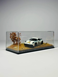 Caja de Almacenamiento para Modelos a Escala 1/64, MiniGT, <span class=keywords><strong>Hot</strong></span> <span class=keywords><strong>Wheels</strong></span>, Micro Dioramas, Base Antipolvo, Vitrina para Exhibición de Autos a Escala, 120x58x45mm - Product Image 1