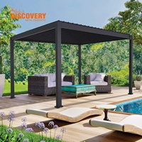 Pergola en aluminium robuste |   Système de pergola à lames orientables pour l'extérieur, destiné aux marchés européen et américain, fabrication OEM
