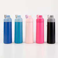 Bouteille d'eau en acier inoxydable, gourde isotherme écologique pour une isolation thermique de 24 heures, design à large ouverture pour les voyages, les sports et les activités de plein air