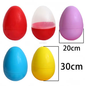 12 Inch Dinosaurus Grote Paasei Schaal Plastic Open Ei Diy Kinderen Gevulde Loterij Speelgoed Op Maat Vrolijk Paas Groot Jumbo Ei - Product Image 2