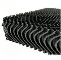 Nouveau type de panneau de refroidissement évaporatif en PVC alvéolé HANZHICHEN pour l'élevage de volailles, les fermes porcines et les serres
