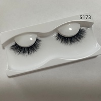 Faux cils en vraie fourrure de vison, style œil de chat, superposés, effet wispy, bord extérieur 10 mm, vente en gros, volume glamour, réutilisables