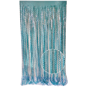 Damaskeen-cortina <span class=keywords><strong>de</strong></span> aluminio con flecos para decoración <span class=keywords><strong>de</strong></span> <span class=keywords><strong>Halloween</strong></span> y Pascua, cortinas metálicas <span class=keywords><strong>de</strong></span> 1x2m para <span class=keywords><strong>fiesta</strong></span> - Product Image 4