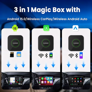 Playaibox Qualcomm 6115กล่องแอนดรอยด์4G + 64GB carplayandroid 15 Tbox พร้อมแอพจำนวนมากกล่องวิดีโอ Ai อะแดปเตอร์ไร้สาย - Product Image 4