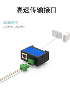 Din Rail <span class=keywords><strong>Ethernet</strong></span> để RS485 tốc độ cao 1 cổng 10/100M tự động MDI-MDIX <span class=keywords><strong>RJ45</strong></span> 1 cổng RS485 nhiều chế độ hoạt động mini nhỏ gọn loại - Product Image 3