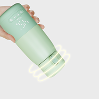 Chauffe-Biberon Intelligent et Portable Électrique Sans Fil pour Voyages en Extérieur, Réchauffement Rapide du Lait et des Repas de Bébé