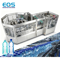 Línea de Llenado de Botellas de Agua Mineral PET Automática Industrial de Alta Velocidad, Línea de Producción de Agua Potable Pura