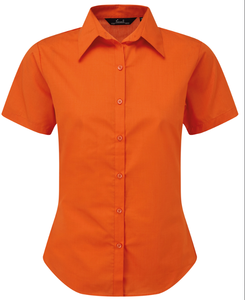 Solid Color <strong>Blouse</strong> for Women <strong>Smart</strong> Casual Work Viscose Polyester Spandex Working Woven Shirt - Product Image 4
