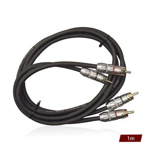 Câble de signal audio pour amplificateur de voiture haute fidélité AK-RN161 avec connecteurs RCA en cuivre pur pour une qualité sonore améliorée - Product Image 1