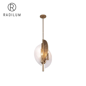 Lámpara Colgante Moderna de Lujo para Comedor, Isla, Alabastro Natural, Latón, LED, UL, Iluminación Estable, Lámpara Colgante Decorativa Saint <span class=keywords><strong>Martin</strong></span> - Product Image 1