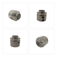 Casing Logam Stainless Steel Custom dengan Lubang yang Sudah Dibuat, Hasil CNC Turning untuk Pemesinan dan Pengukiran, Casing Non-Standar yang Dimesin