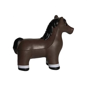 Custom Logo Promotion Horse Shaped Stress <b>Ball</b> Squeeze PU Foam Black Horse Anti Stress <b>Toy</b> Animal Stress Relief <b>Toys</b> - Product Image 4